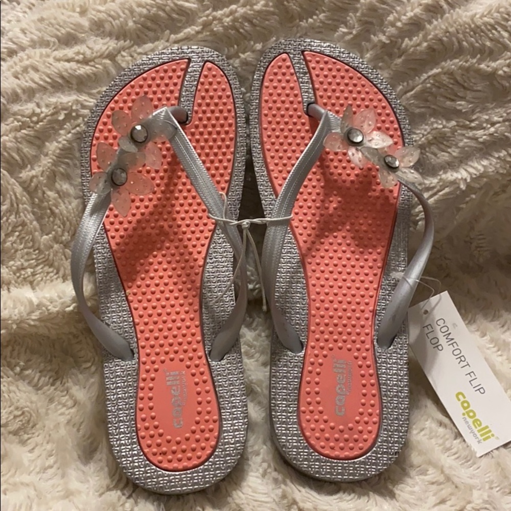 Silver sandals